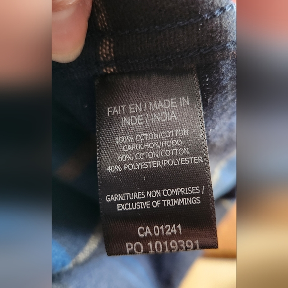 Le 31 By Simons Flannel Shirt Detachable Hood Sz XL Modern Fit - Picture 9 of 15